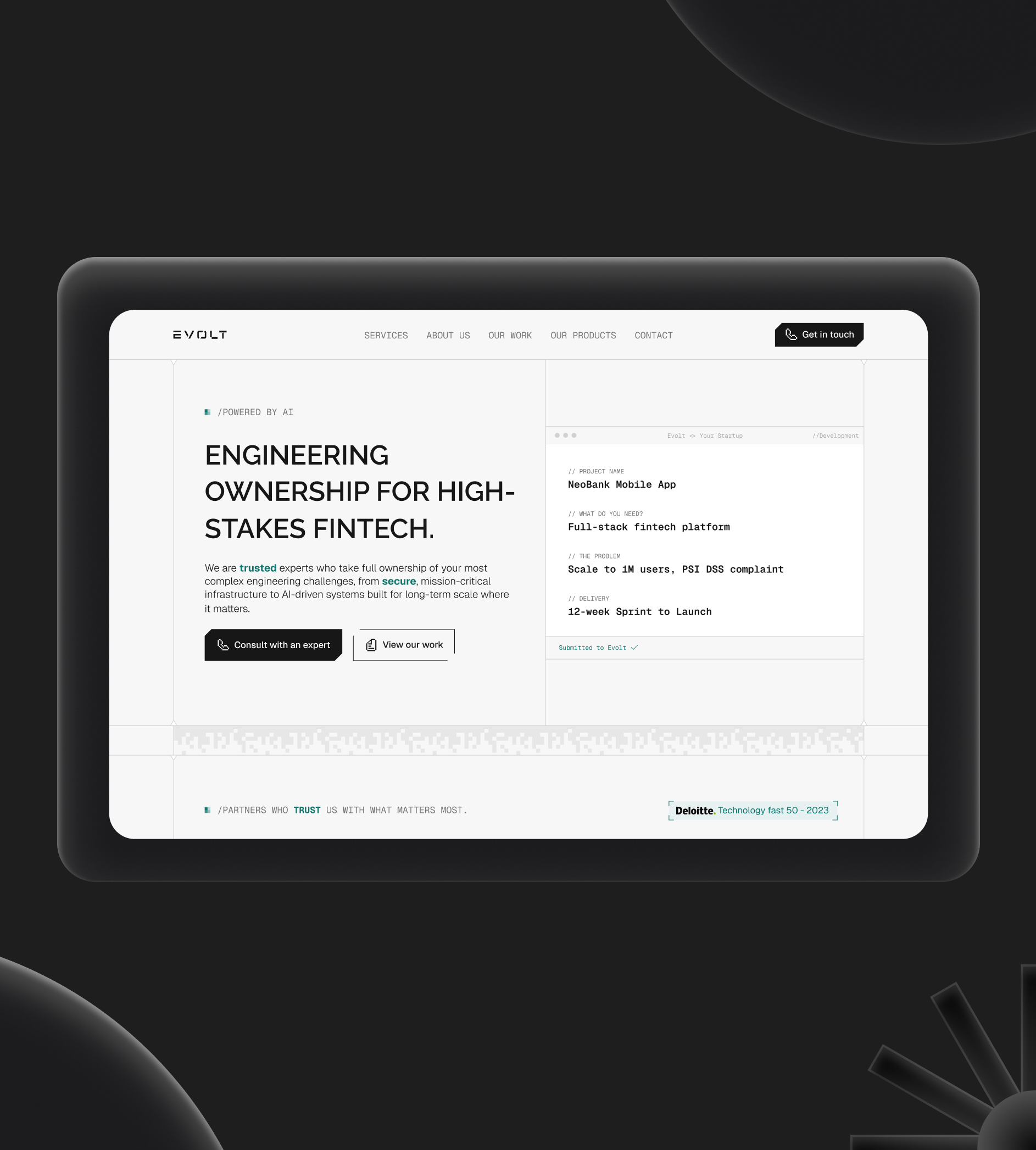 Evolt — brand and web case study