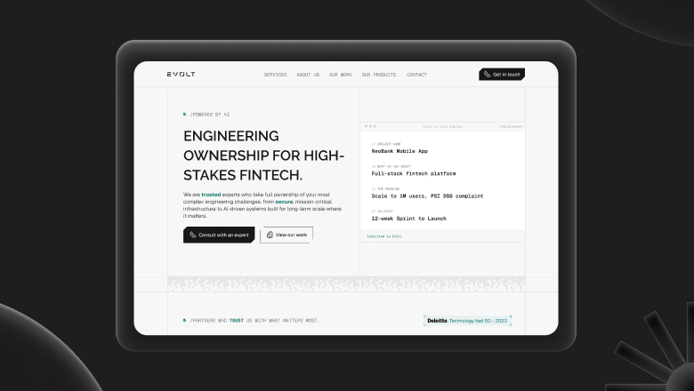 Evolt brand identity — full system